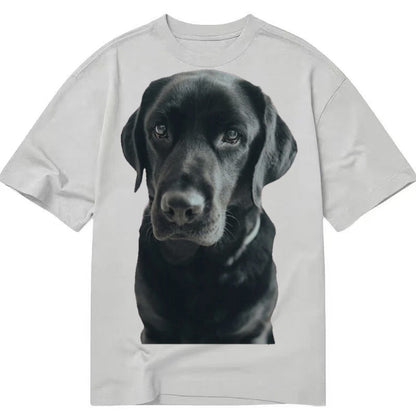 Black Labrador Classic T-shirt – Grey