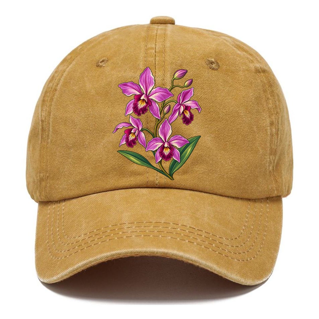 Queensland Cooktown Orchid Australia Cultural Icons Classic Cap – Golden Harvest