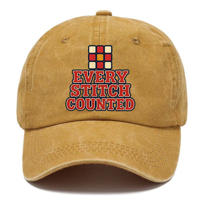 Every Stitch Counted And Needlework Classic Cap – Golden Harvest