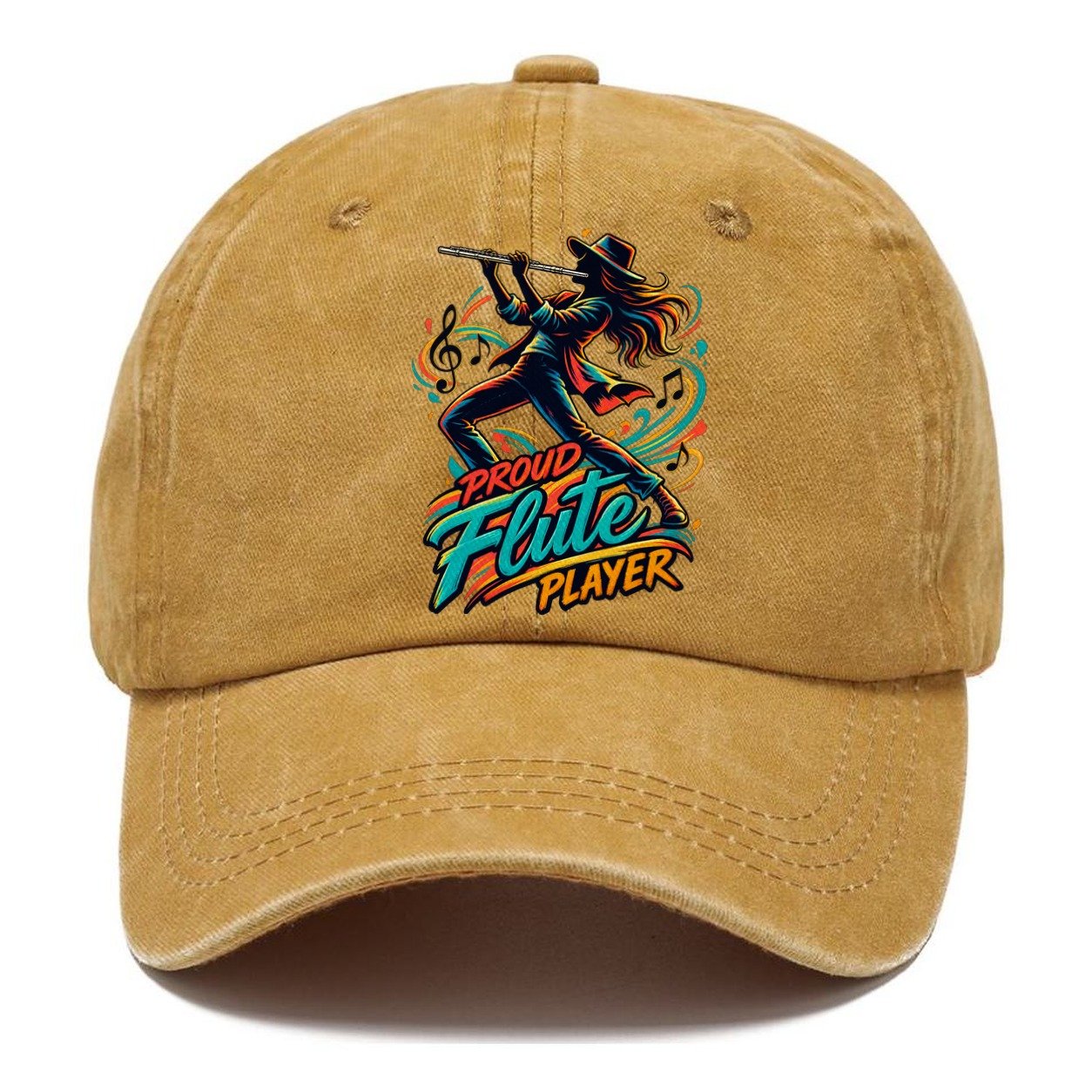 Proud Flute Player Music Instruments Classic Cap – Golden Harvest