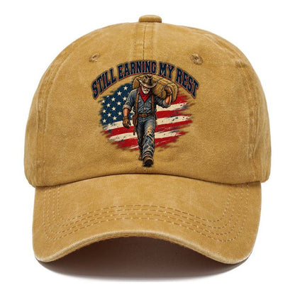 Still Earning My Rest Old Man Strong Classic Cap – Golden Harvest