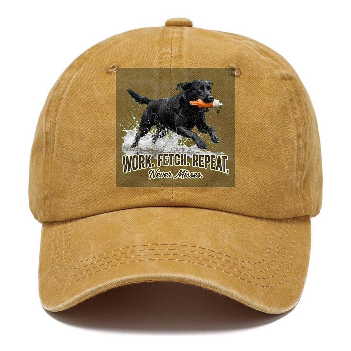 Work Fetch Repeat Classic Cap – Golden Harvest