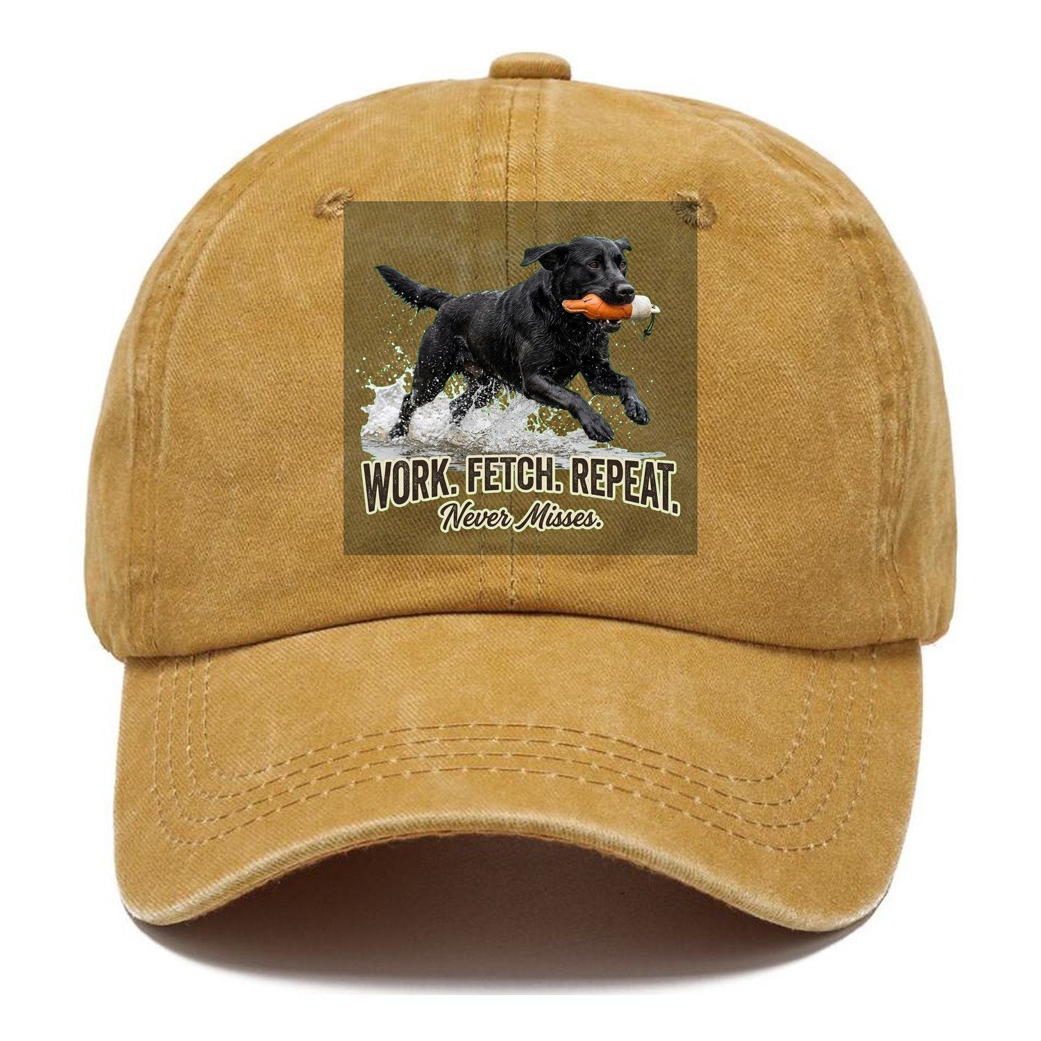 Work Fetch Repeat Classic Cap – Golden Harvest