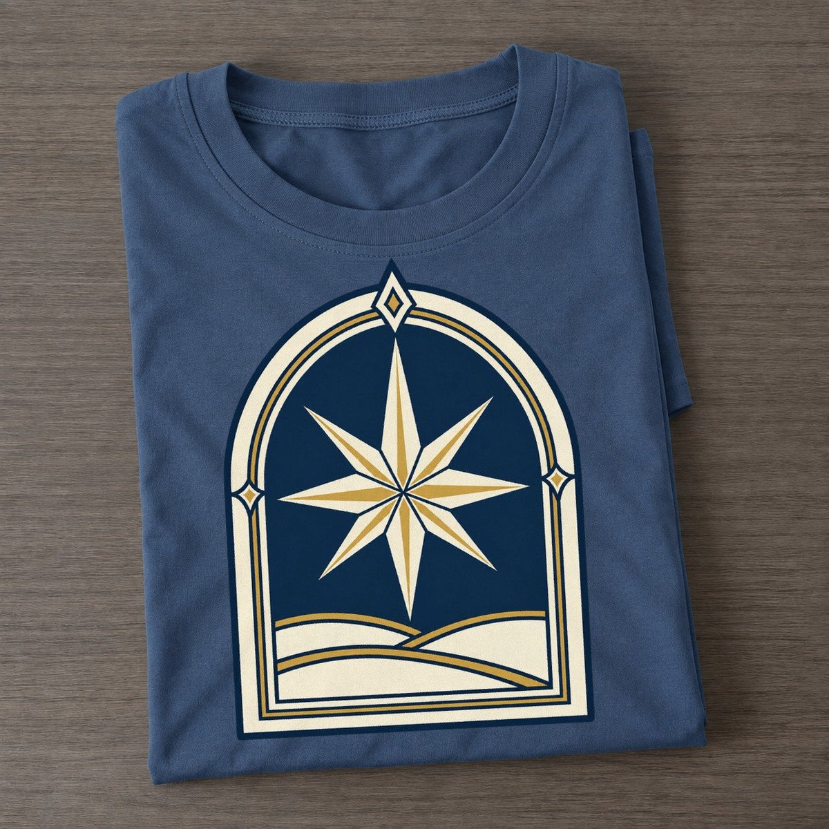 Polaris Window Quiet Wards Heritage Classic T-shirt – Twilight Navy