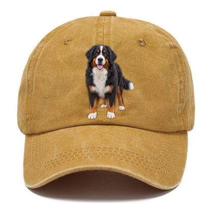 Bernese Mountain Dog Standing Top Breeds Classic Cap – Golden Harvest