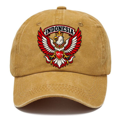 Indonesia Retro Badge Country Logos Classic Cap – Golden Harvest