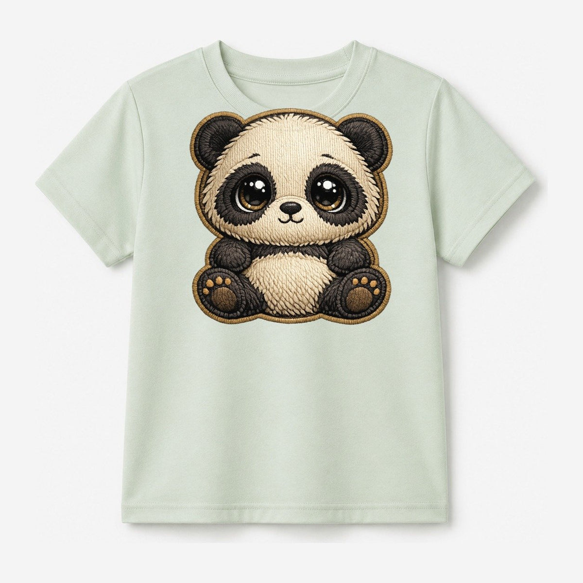 Baby Giant Panda Cub Kids T-Shirt – Light Green