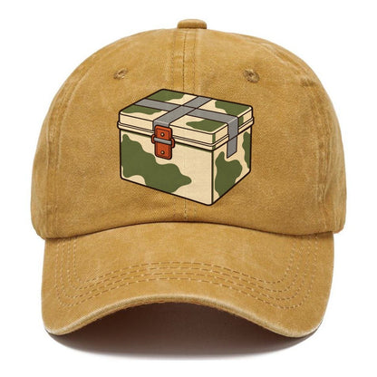 Wrapped And Taped Box Geocaching Classic Cap – Golden Harvest