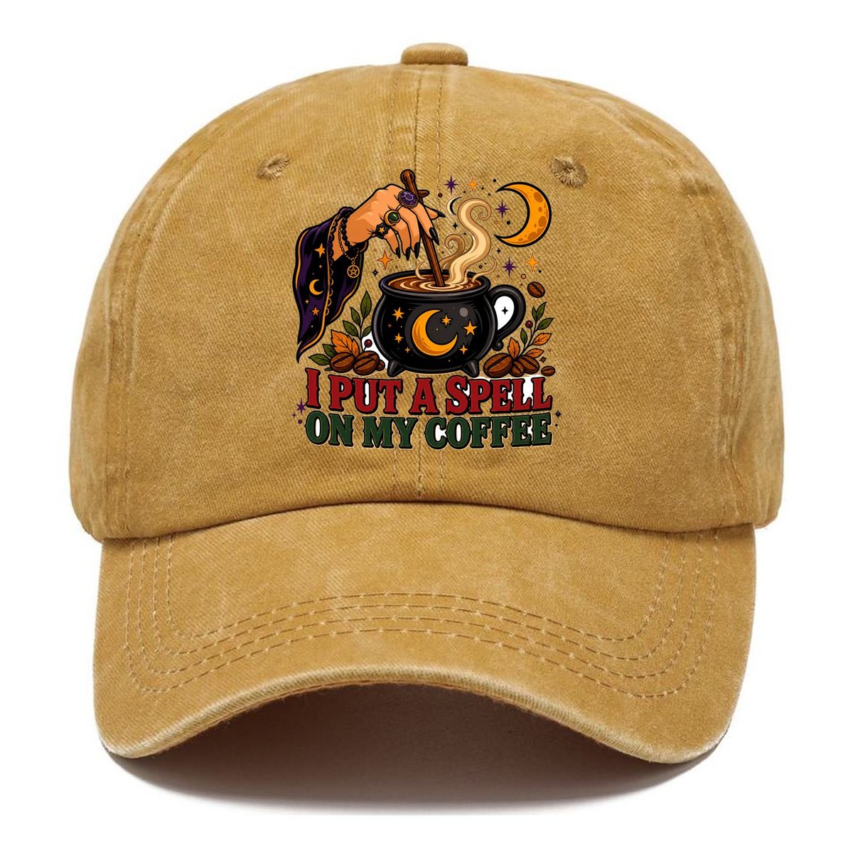 Spell On My Coffee Classic Cap – Golden Harvest