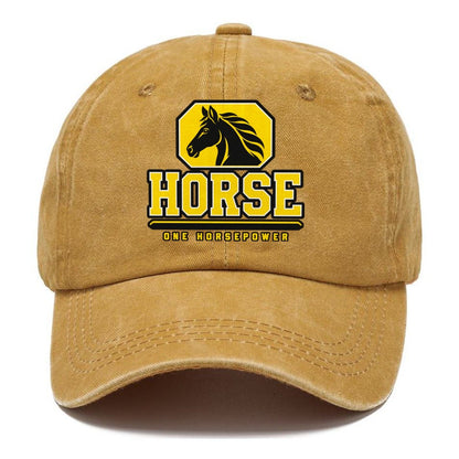 Horse One Horsepower Heavy Duty Classic Cap – Golden Harvest