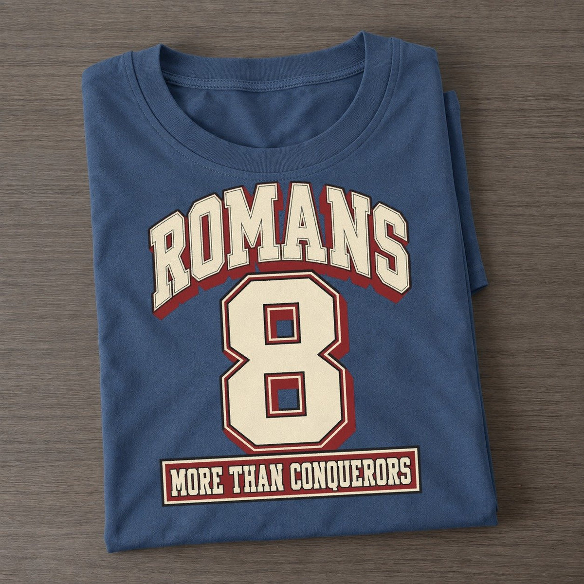 Romans 8 Varsity Chapel Varsity Classic T-shirt – Twilight Navy