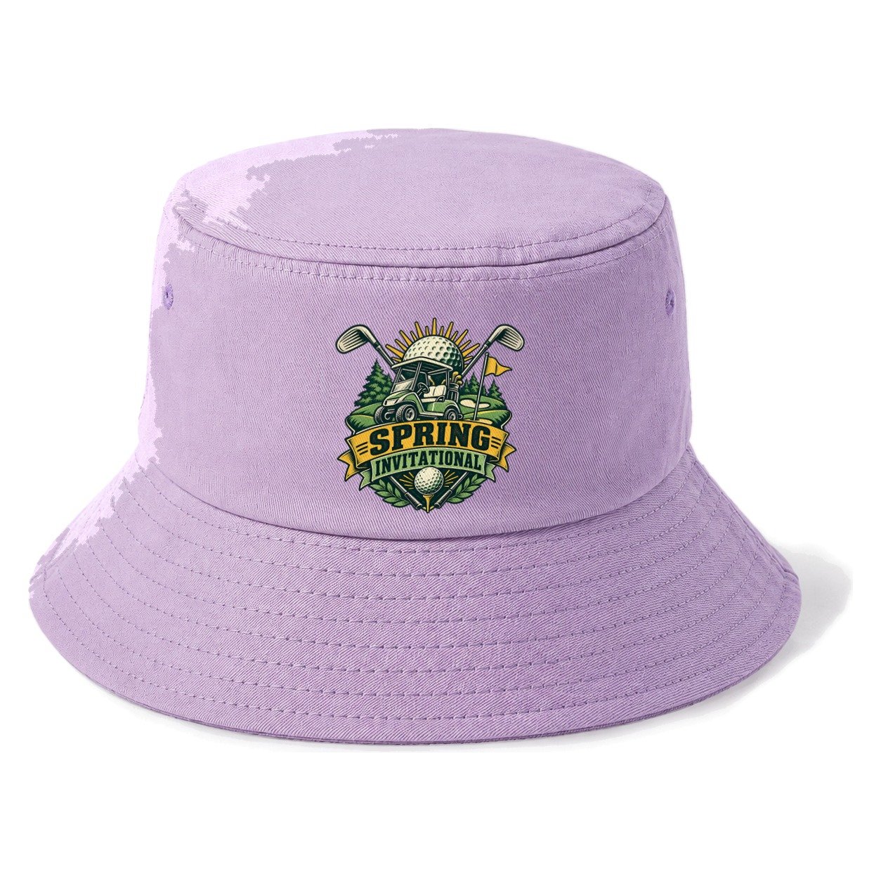 Spring Invitational Golf Life Bucket Hat – Purple