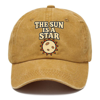 The Sun Is A Star Astronomy And Stargazing Classic Cap – Golden Harvest