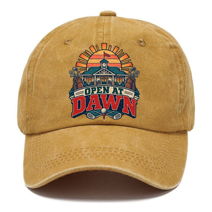 Open At Dawn Golf Life Classic Cap – Golden Harvest