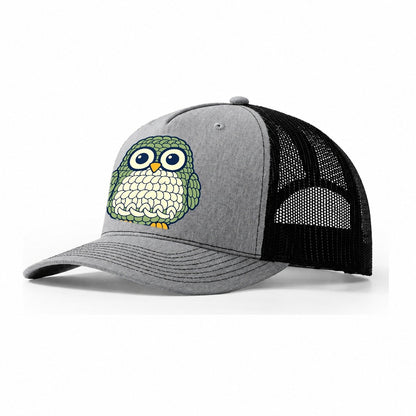 Amigurumi Owl Yarn Crafts Trucker Hat – Sport Grey Black