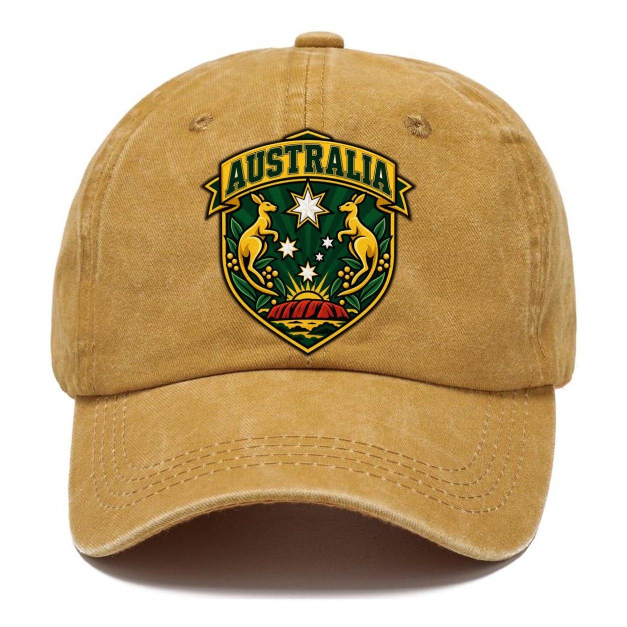 Australia Retro Badge Country Logos Classic Cap – Golden Harvest