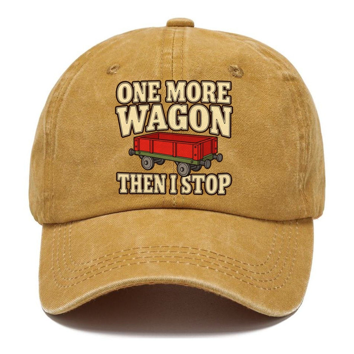 One More Wagon Then I Stop Model Railways Classic Cap – Golden Harvest