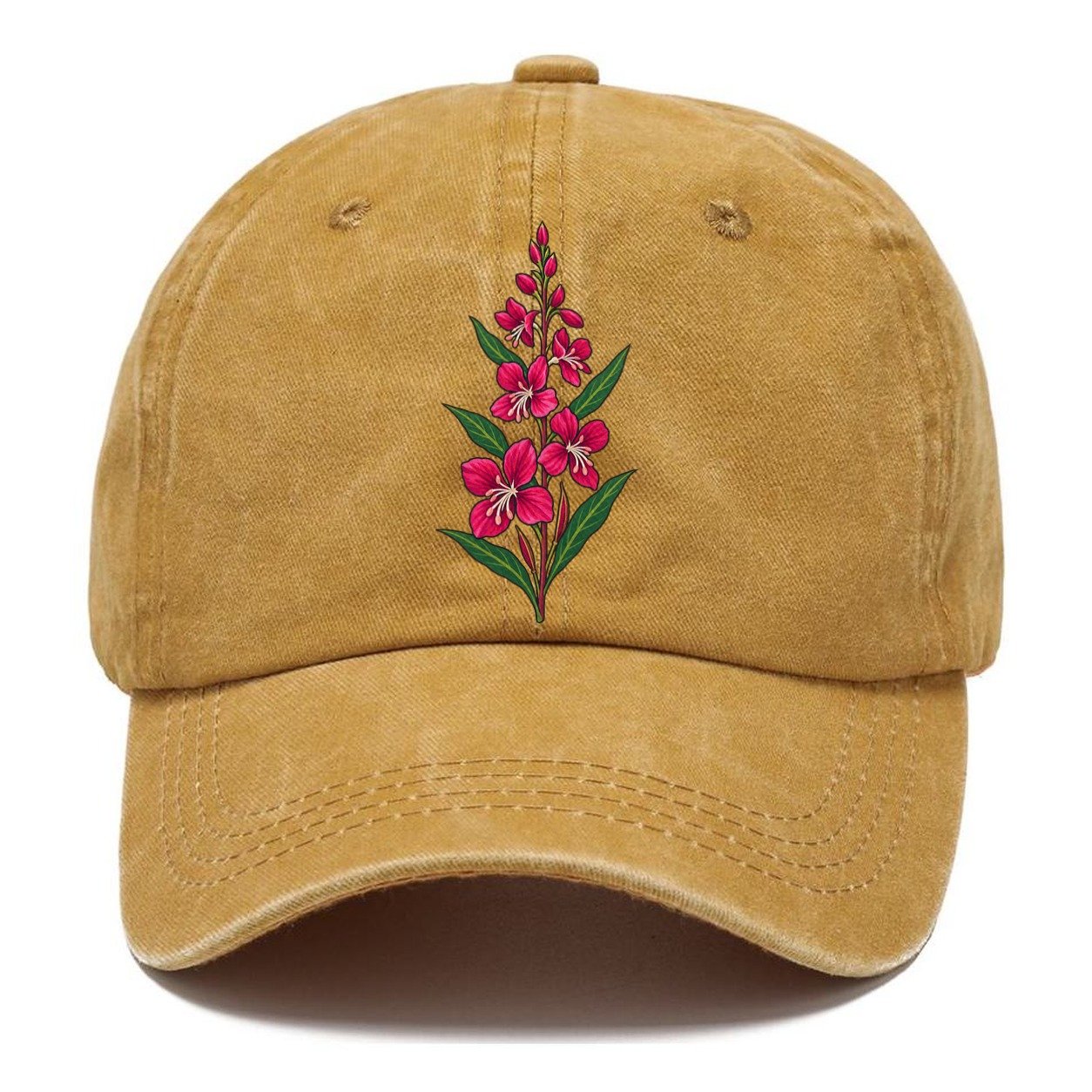 Yukon Fireweed Spike Canada Cultural Icons Classic Cap – Golden Harvest