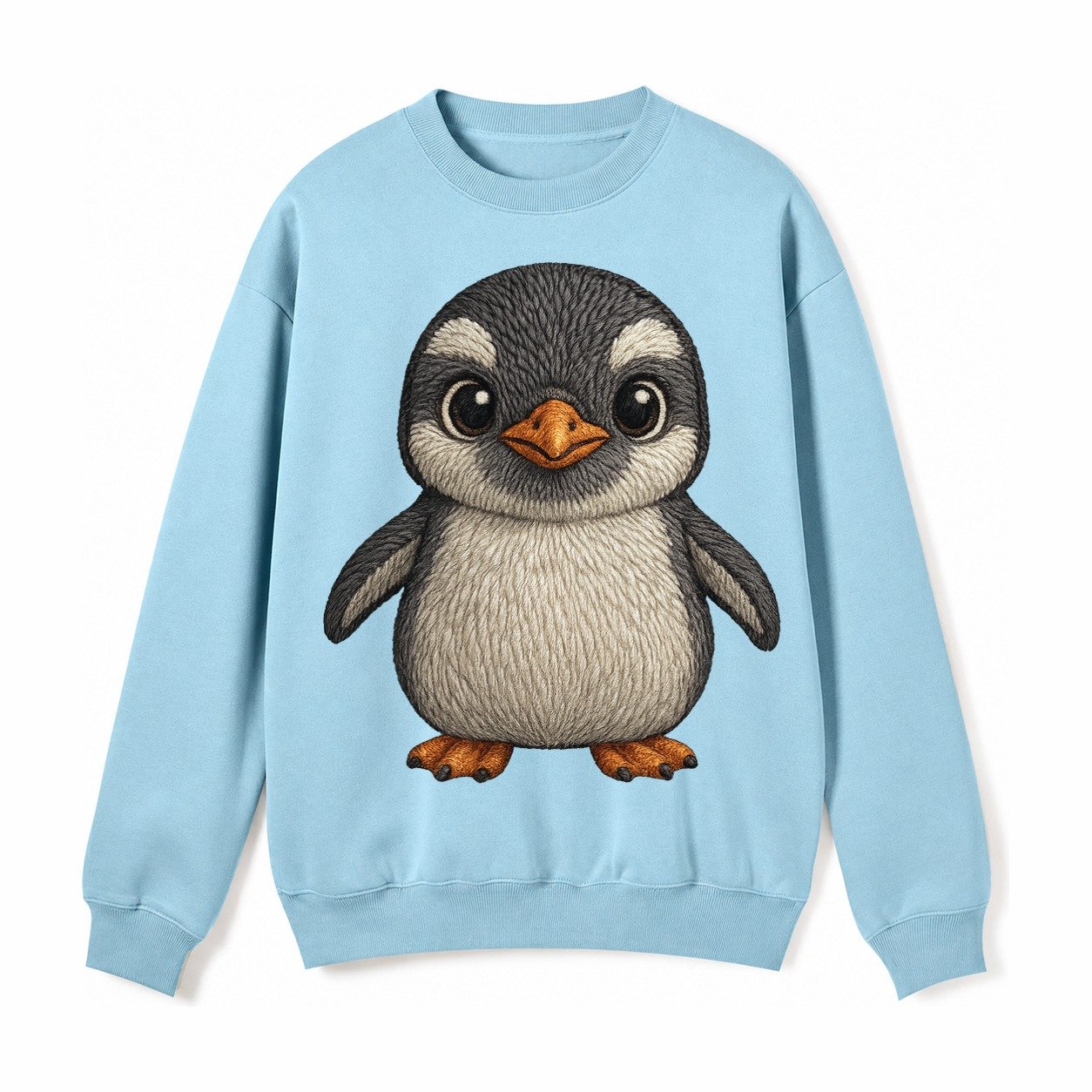 Baby Gentoo Penguin Fleece Sweatshirt – Light Blue