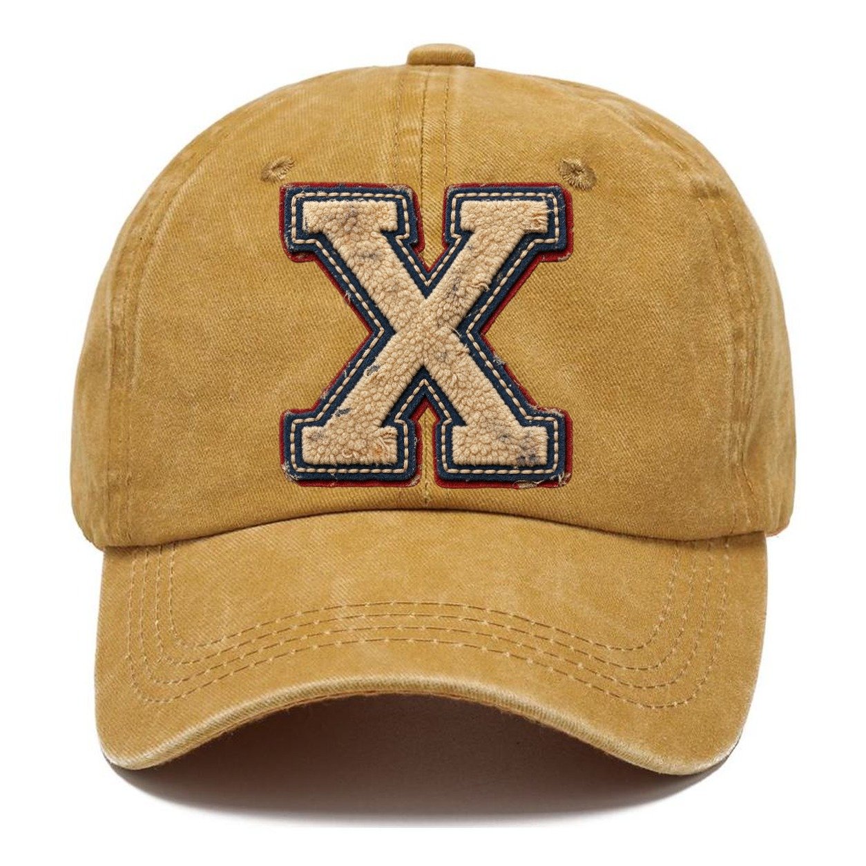 Varsity Chenille X Monogram Classic Cap – Golden Harvest