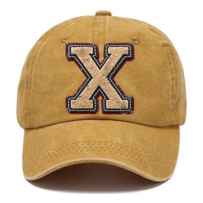 Varsity Chenille X Monogram Classic Cap – Golden Harvest