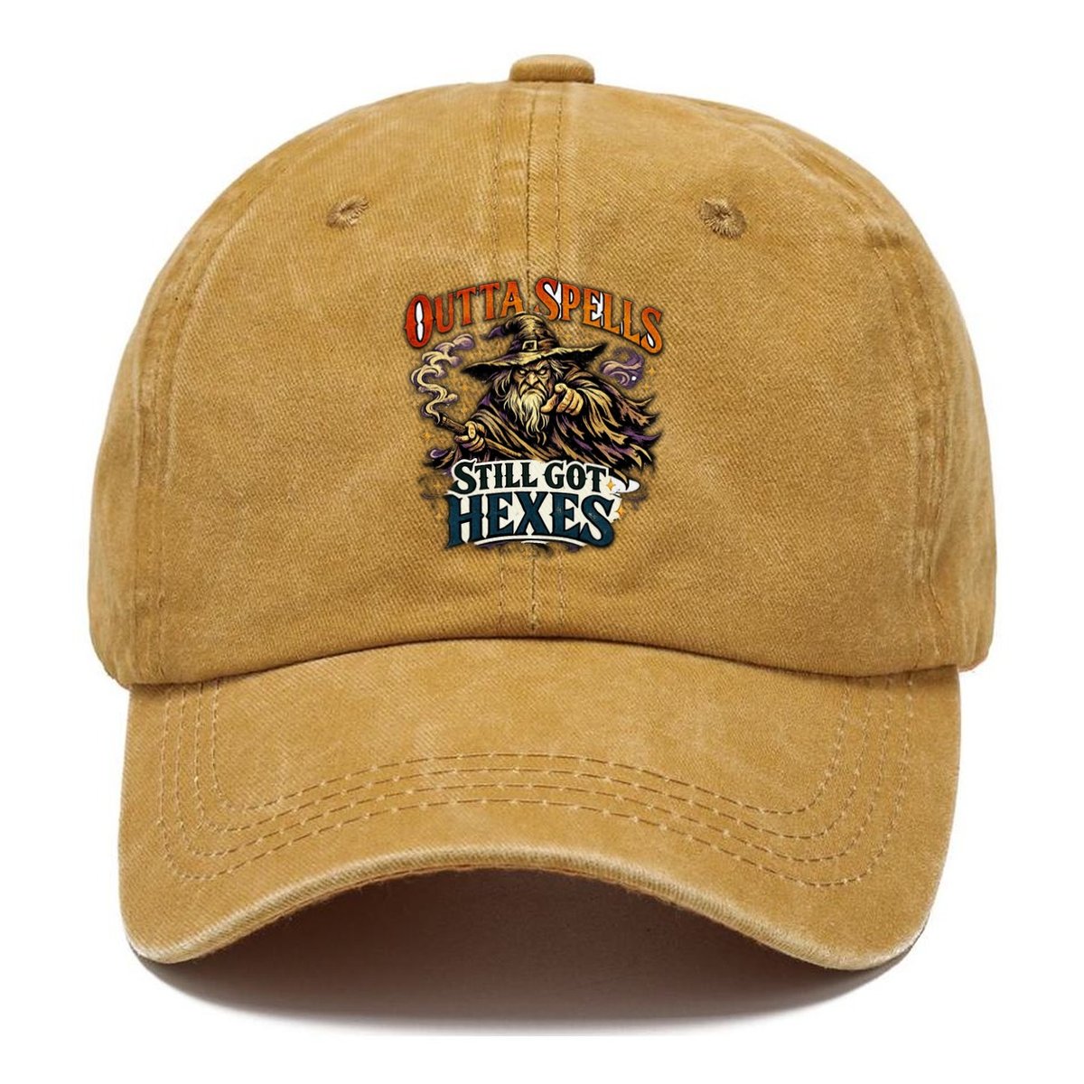 Outta Spells Still Got Hexes Classic Cap – Golden Harvest
