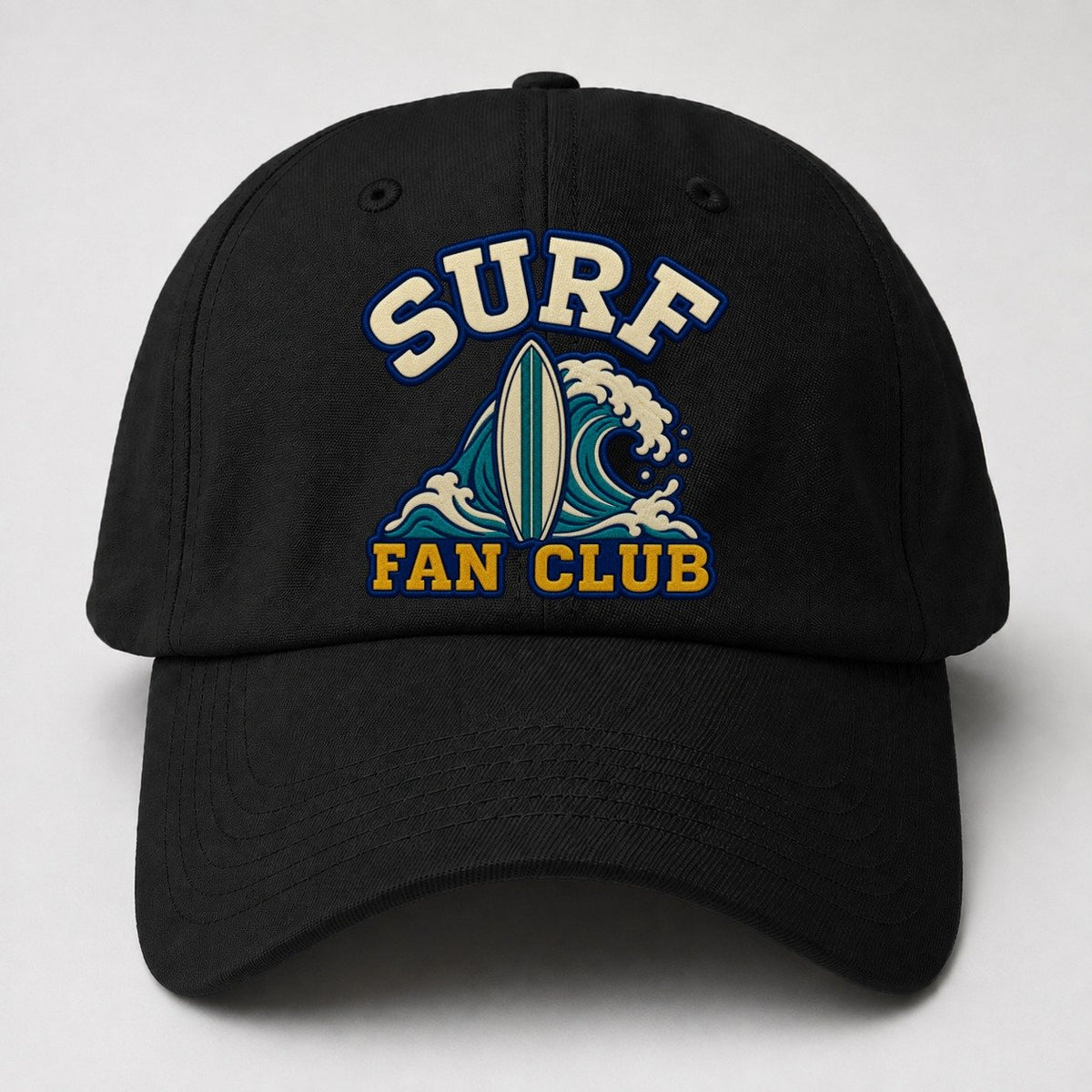 Surf Fan Club Baseball Cap – Black