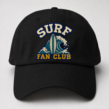 Surf Fan Club Baseball Cap – Black
