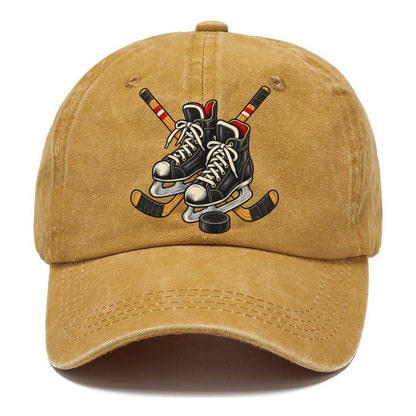 Backyard Hockey Skates Sticks And Puck Canada Cultural Icons Classic Cap – Golden Harvest