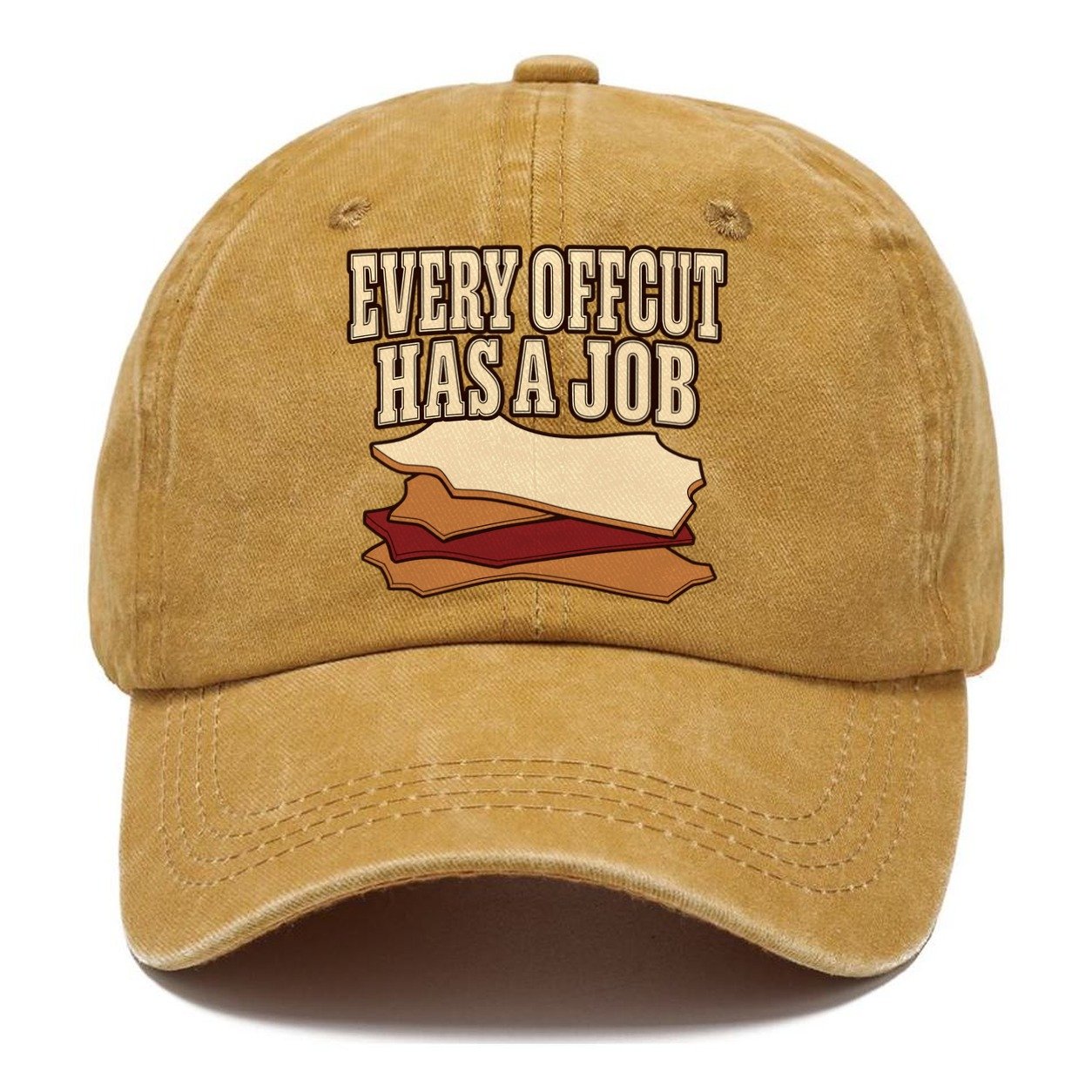 Every Offcut Has A Job Leathercraft Classic Cap – Golden Harvest