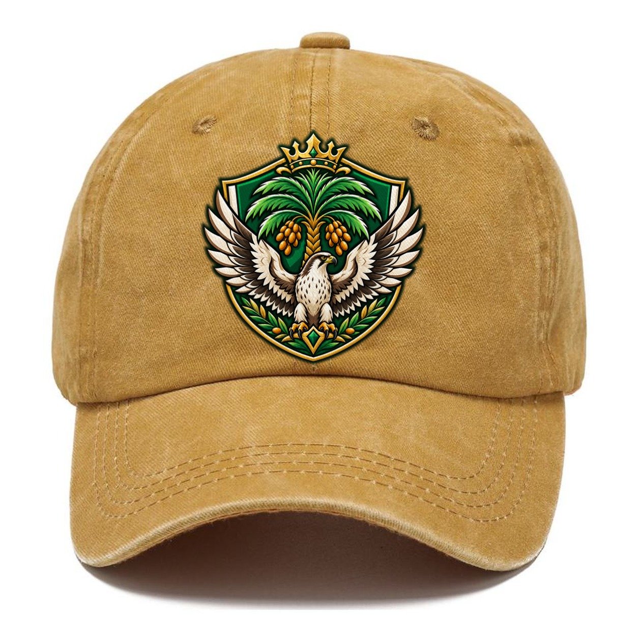 Saudi Arabia Heraldic Crest Country Logos Classic Cap – Golden Harvest