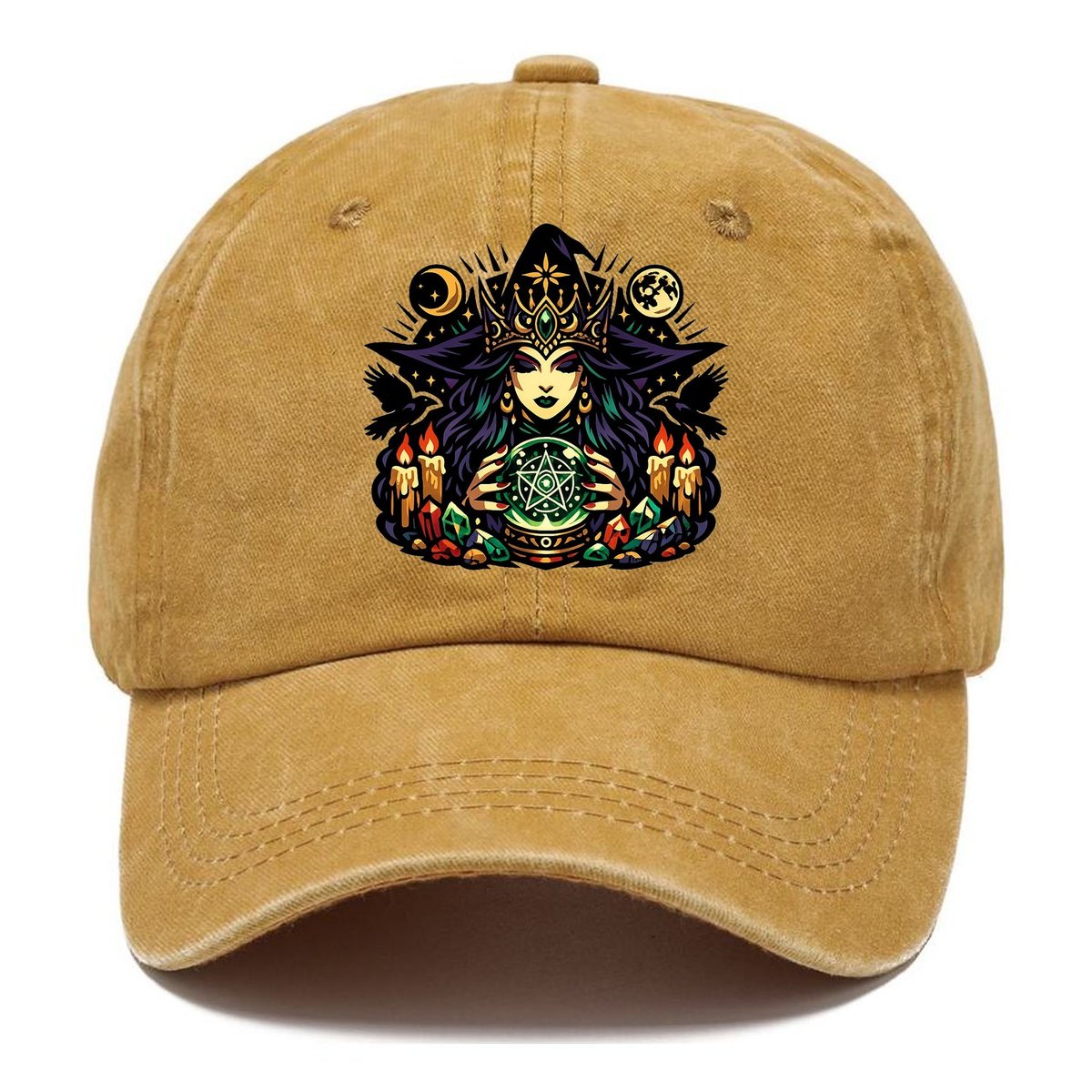 Mystic Witch Priestess Crystal Classic Cap – Golden Harvest