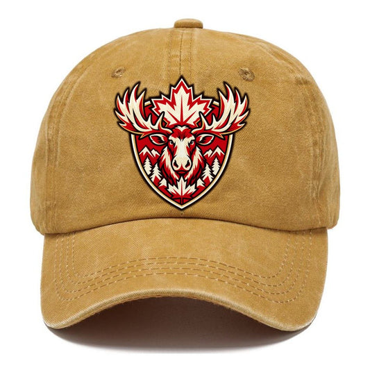 Canada Minimal Emblem Country Logos Classic Cap – Golden Harvest