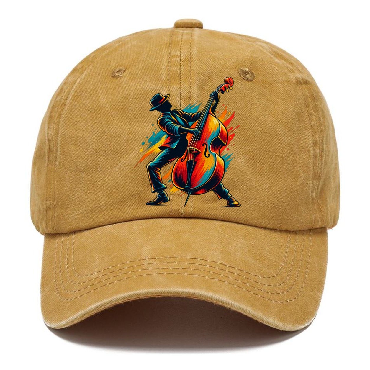 Double Bass Icon Music Instruments Classic Cap – Golden Harvest