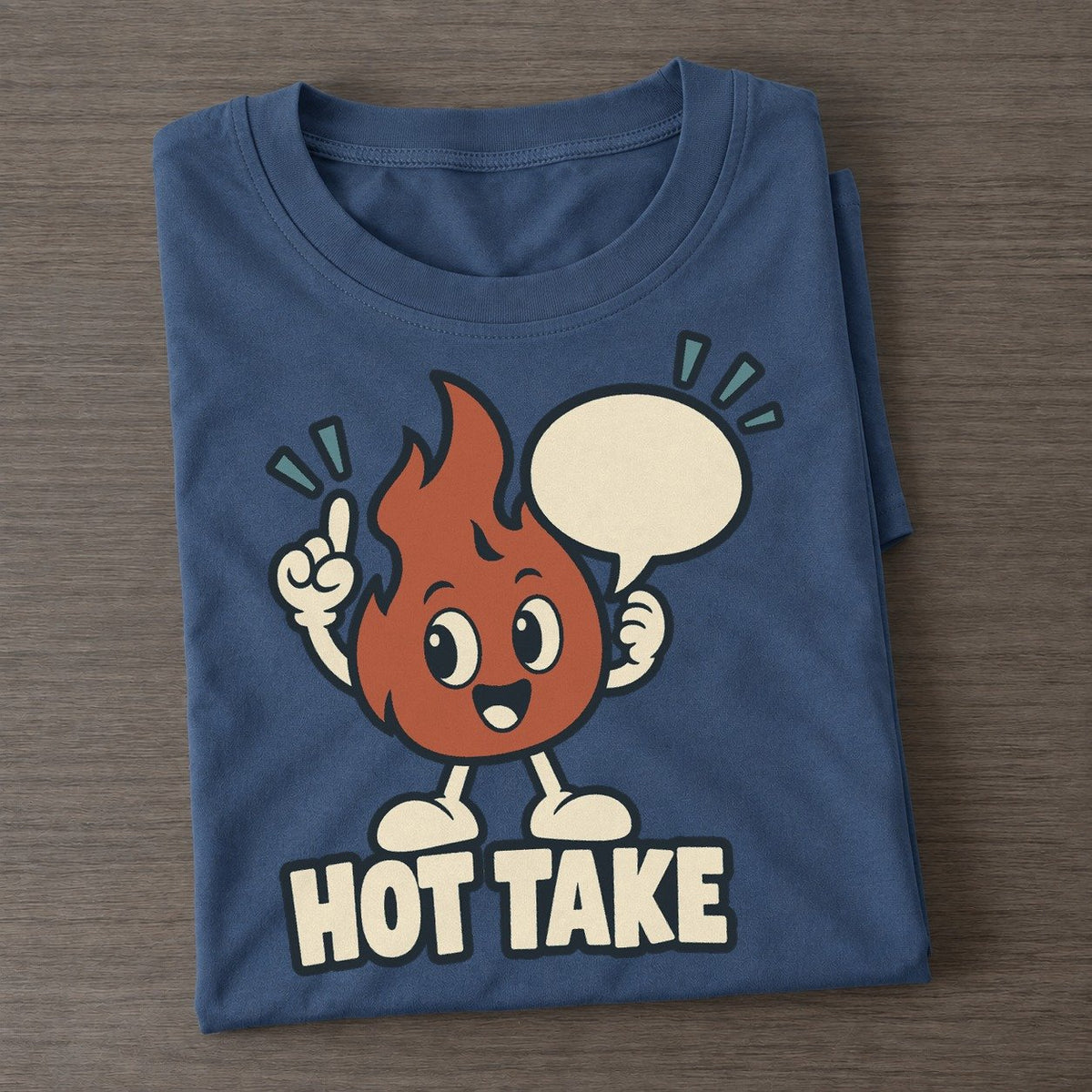 Hot Take Familiar Punchlines Classic T-shirt – Twilight Navy