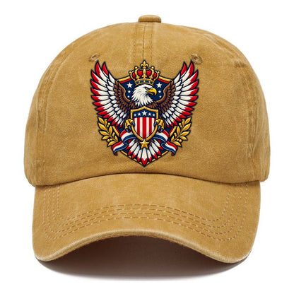 United States Heraldic Crest Country Logos Classic Cap – Golden Harvest