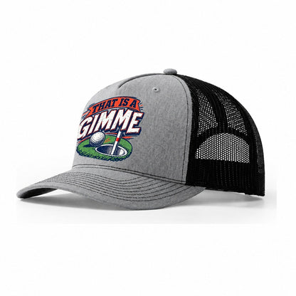 Thats A Gimme Golf Life Trucker Hat – Sport Grey Black
