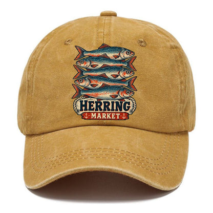 Herring Market Stack Fishing Club Classic Cap – Golden Harvest