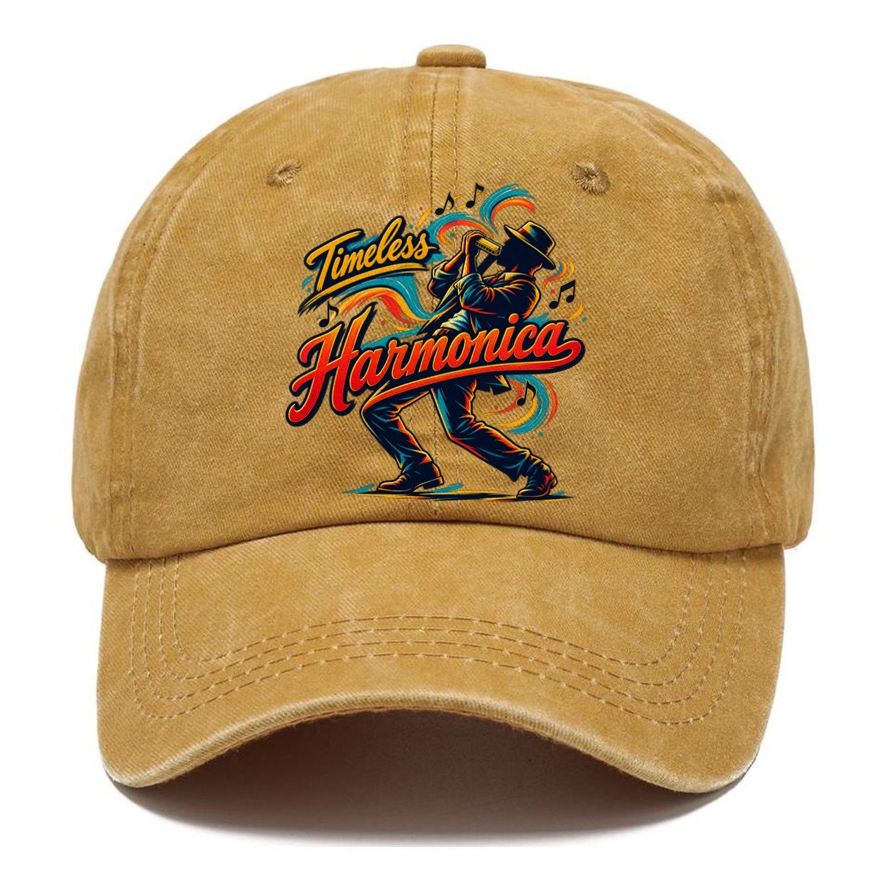 Timeless Harmonica Music Instruments Classic Cap – Golden Harvest