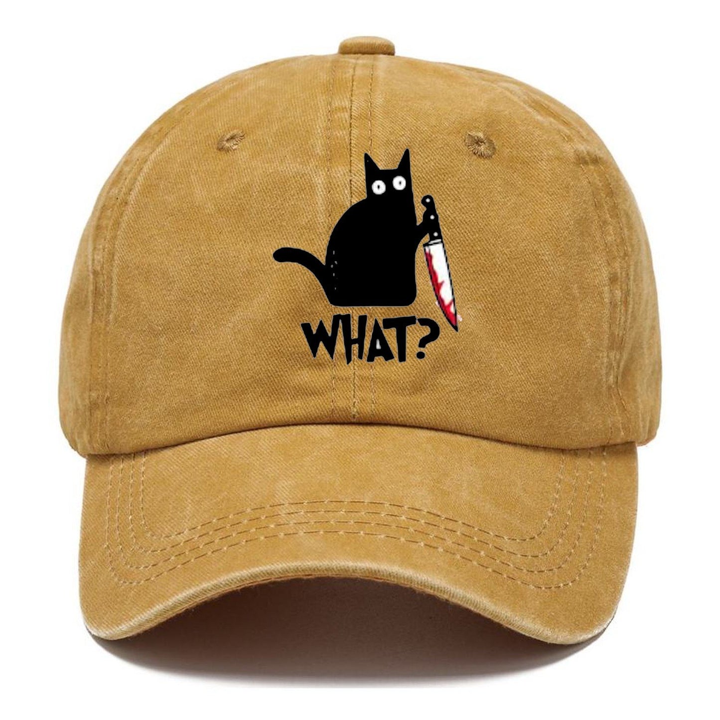 Black Cat What? Classic Cap – Golden Harvest