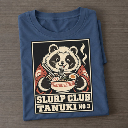 Tanuki Tonkotsu Slurp Club Classic T-shirt – Twilight Navy