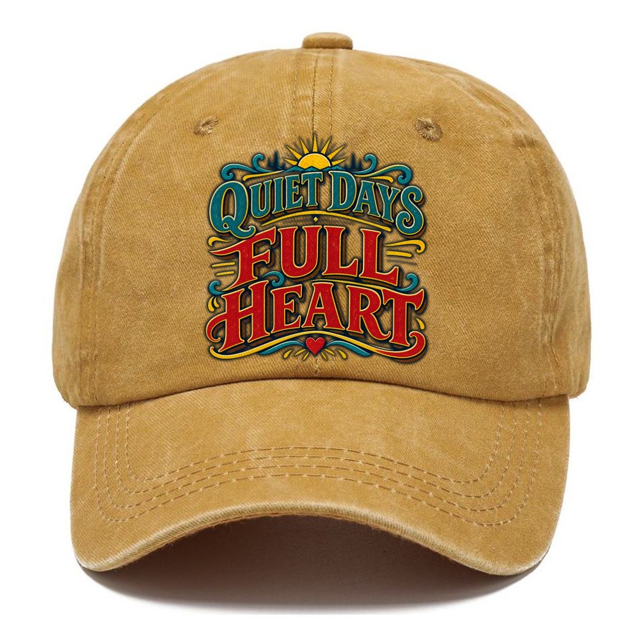 Quiet Days Full Heart Retired Living Classic Cap – Golden Harvest