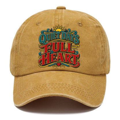 Quiet Days Full Heart Retired Living Classic Cap – Golden Harvest