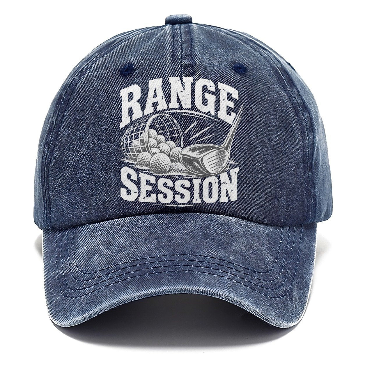 Range Session Golf Life Classic Cap – Twilight Navy