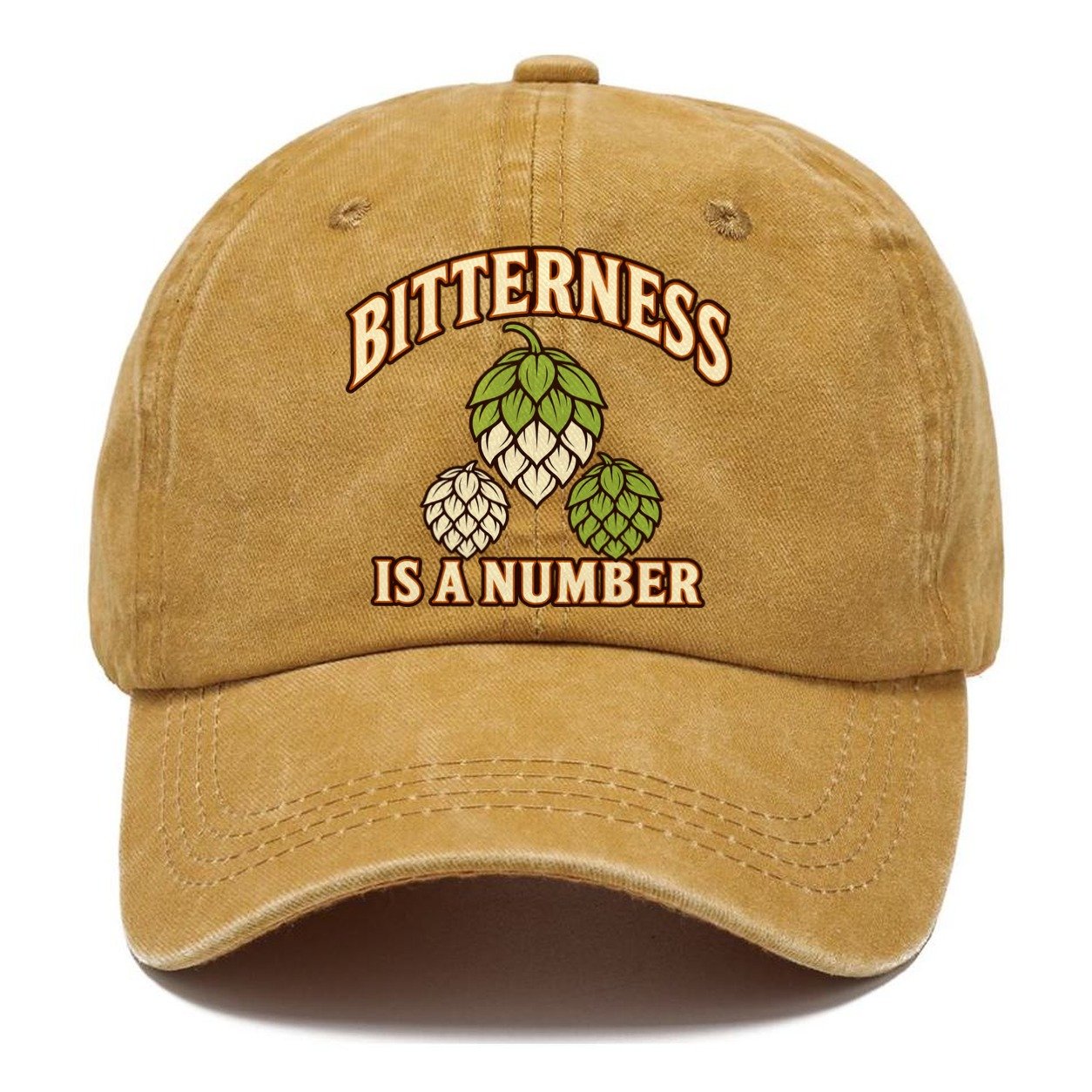 Bitterness Is A Number Homebrewing Classic Cap – Golden Harvest