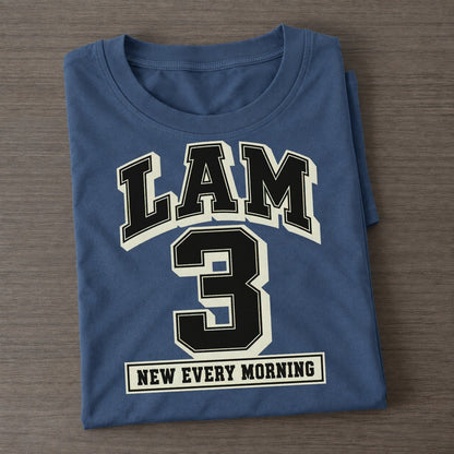 Lamentations 3 Varsity Chapel Varsity Classic T-shirt – Twilight Navy