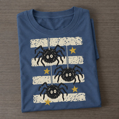 Chalk Spiders Night Stripes Classic T-shirt – Twilight Navy