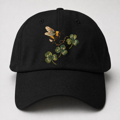Bumblebee Three Clover Rise Gentle Wild Baseball Cap – Black