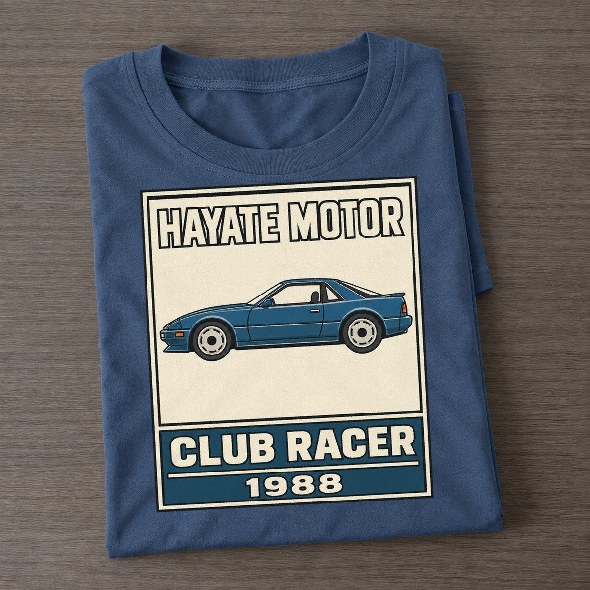 Hayabusa Club Racer Showa Speed Plates Classic T-shirt – Twilight Navy