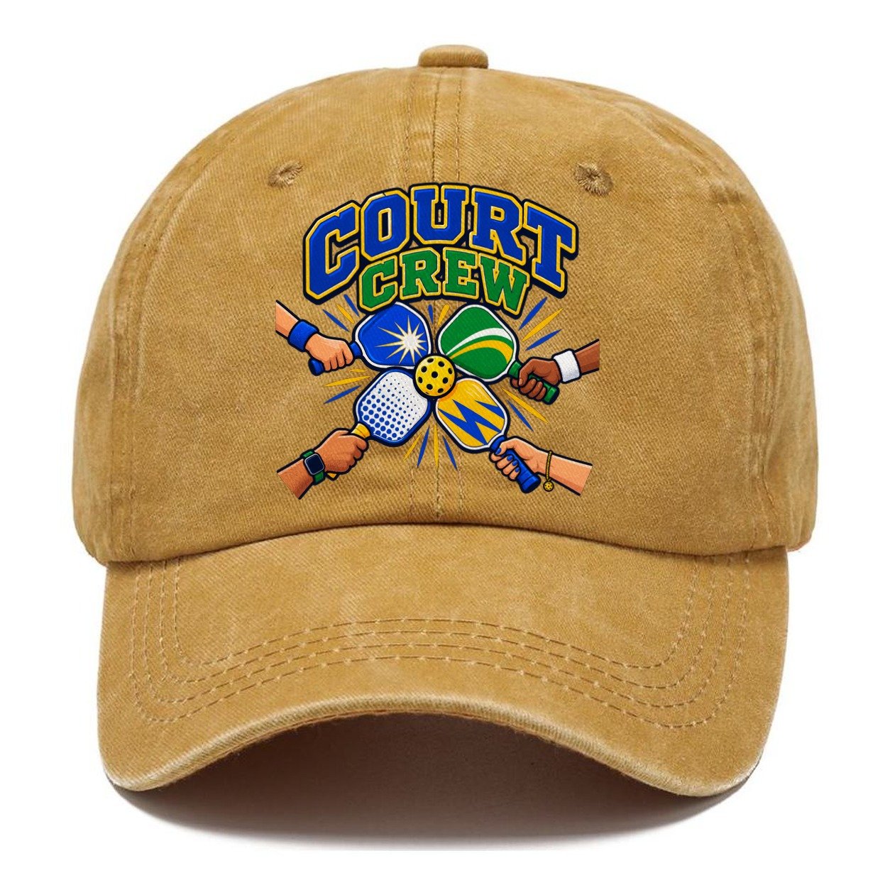 Court Crew Pickleball Life Classic Cap – Golden Harvest